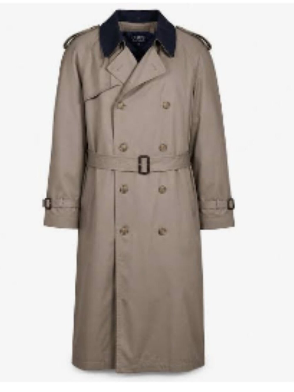 Lauren Ralph Lauren Belted Removable Liner Long Trench Coat Men’s Olive/BRN 46R